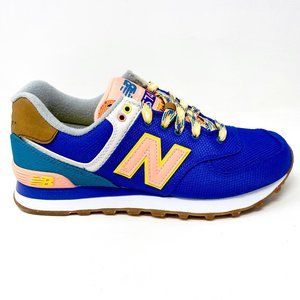 New Balance Blue Athletic Shoes Retro Design